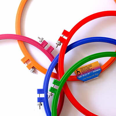 Pony Circle Fiber Hoop Assorted Colors Pony Circle Fiber Hoop Assorted Colors