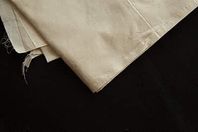 Embroidery Kora Fabric Off White