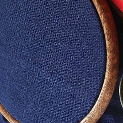 Casement Embroidery Fabric Navy Blue Casement Embroidery Fabric Navy Blue