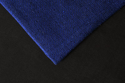 Casement Embroidery Fabric Roya Blue