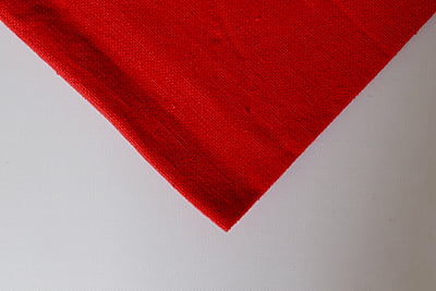 Casement Embroidery Fabric Bright Red Casement Embroidery Fabric Bright Red