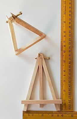 Wooden Easel Brass Screw 6" Wooden Easel Brass Screw 6"