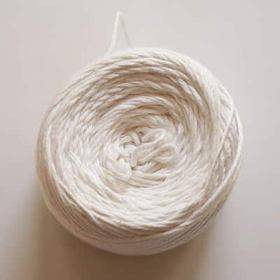 Cotton Yarn 8 Ply White