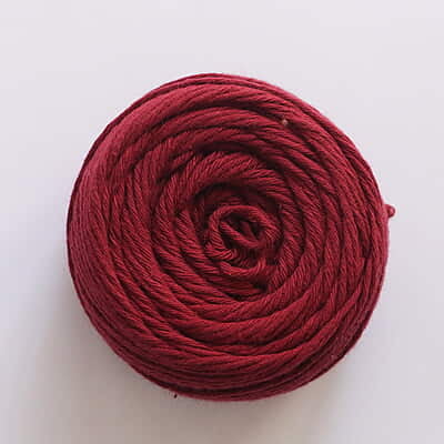 Cotton Yarn 8 Ply-Maroon