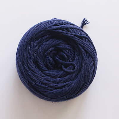 Cotton Yarn 8 Ply-Navy Blue