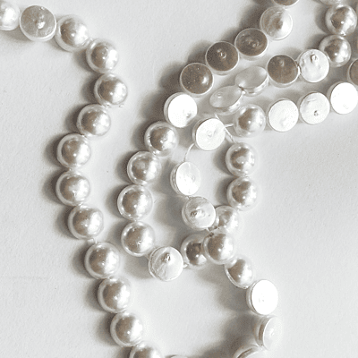 Half Cut Beads 8mm Half Cut Beads 8mm