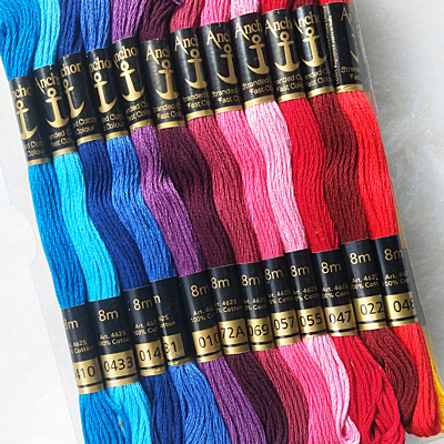Anchor Embroidery Thread Set 02222 - 50 pcs Anchor Embroidery Thread Set 02222 - 50 pcs