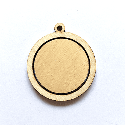 Mini Hoop Circle Veneer Medium Mini Hoop Circle Veneer Medium