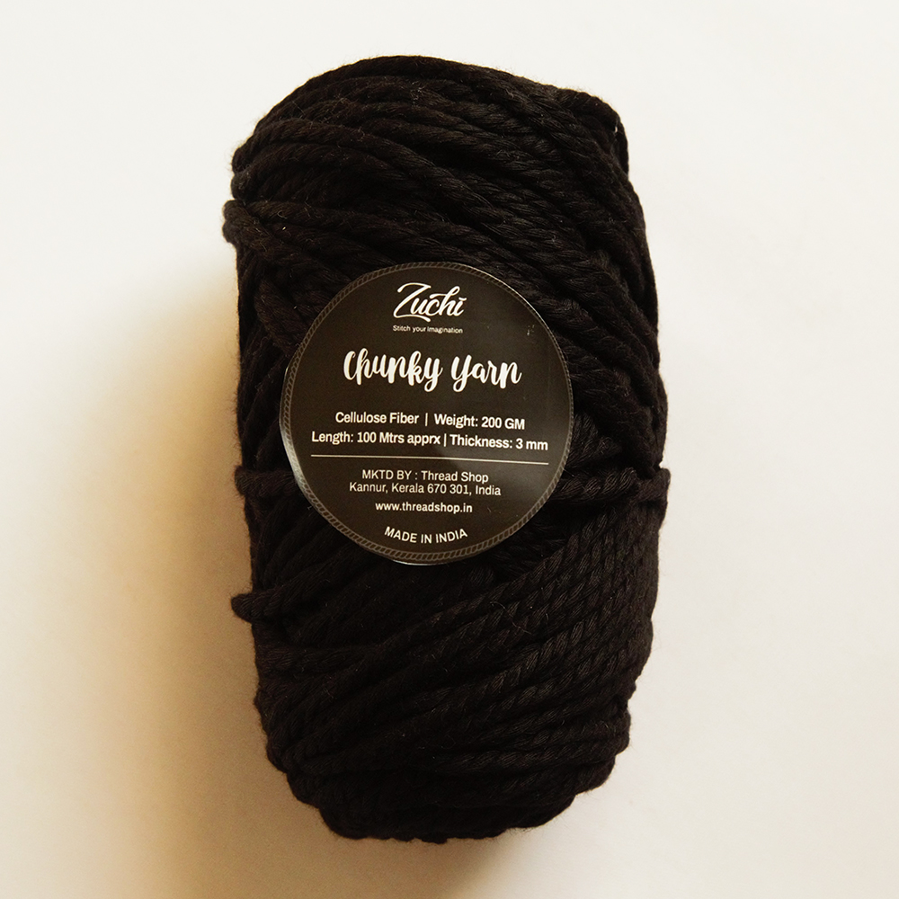 Chunky Yarn-Black