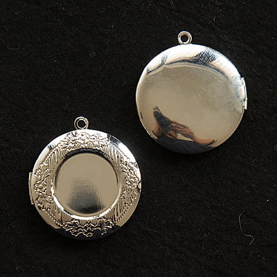  Openable Pendant Silver  