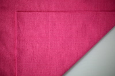 Casement Embroidery Fabric Dark Pink