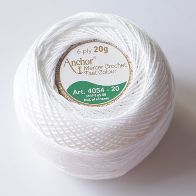 Anchor Mercer Crochet  White
