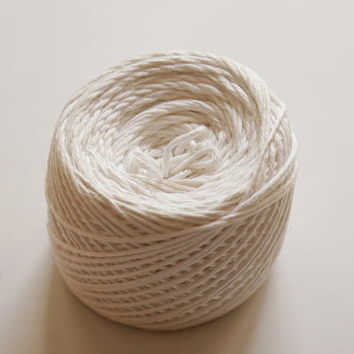  Cotton Yarn 8 Ply White  