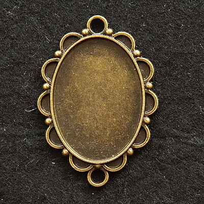 Antique Bronze Bracelet Bezel Modal 109