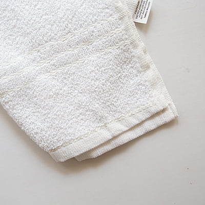Embroidery Blanks Terry Face Towel  White