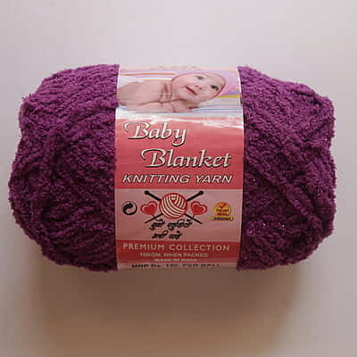Baby Blanket Yarn Grape Baby Blanket Yarn Grape