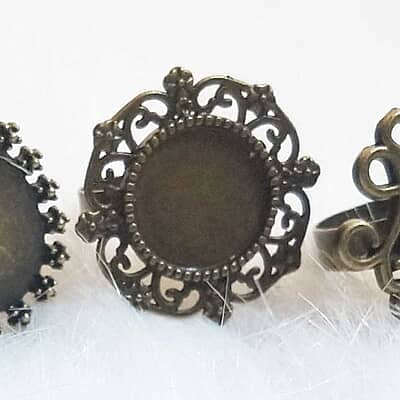 Finger Ring Antique Bronze Modal 02 Finger Ring Antique Bronze Modal 02