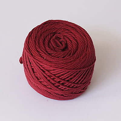 Cotton Yarn 8 Ply-Maroon Cotton Yarn 8 Ply-Maroon