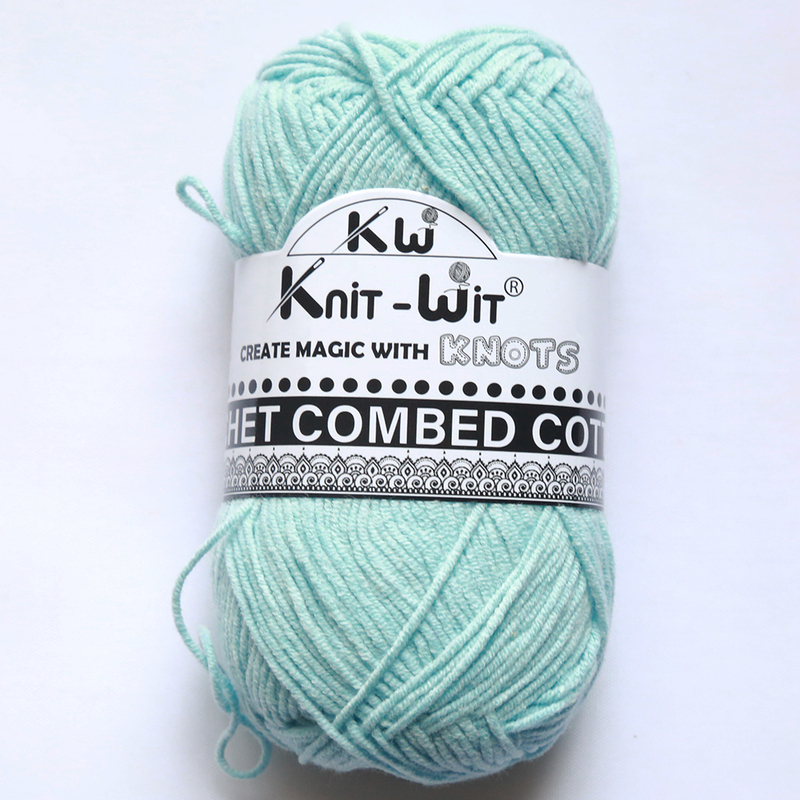 Crochet Combed Cotton Yarn 46 Crochet Combed Cotton Yarn 46