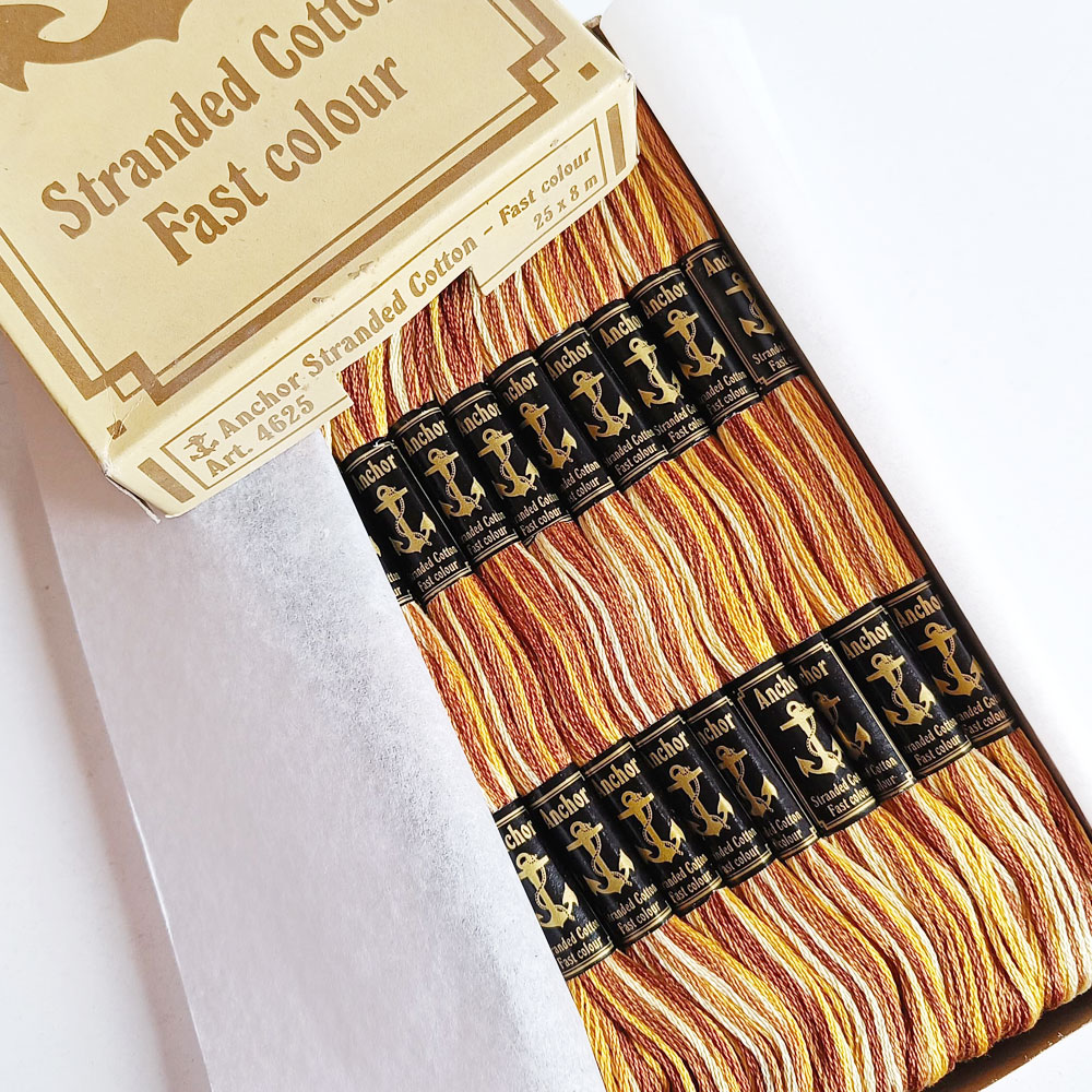 Anchor Embroidery Thread 5123- Vintage-Full Box Anchor Embroidery Thread 5123- Vintage-Full Box