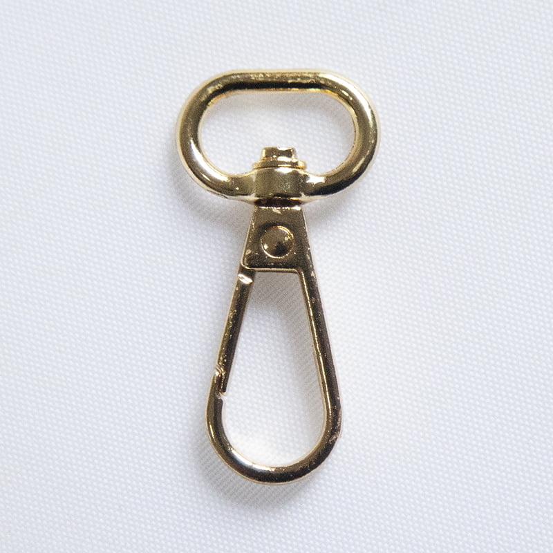 D Ring Clasp Oval Gold 22 mm D Ring Clasp Oval Gold 22 mm