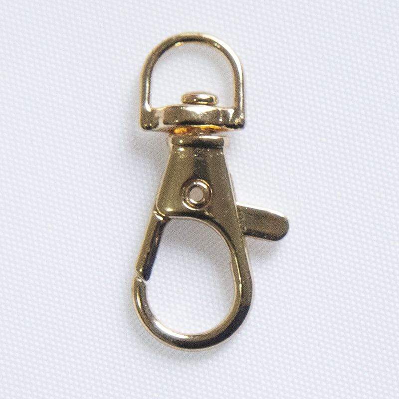 D Ring Clasp gold 12 mm D Ring Clasp gold 12 mm