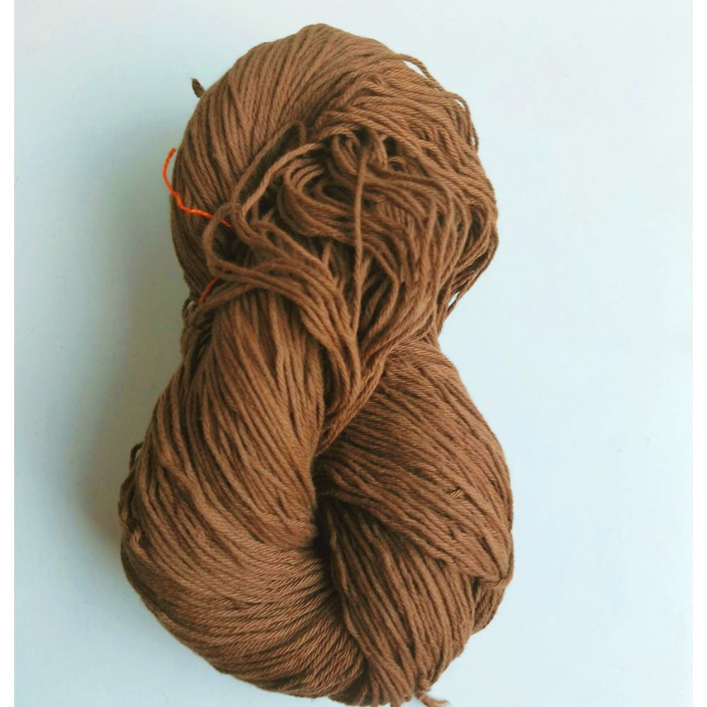 Cotton Yarn 4 Ply Brown
