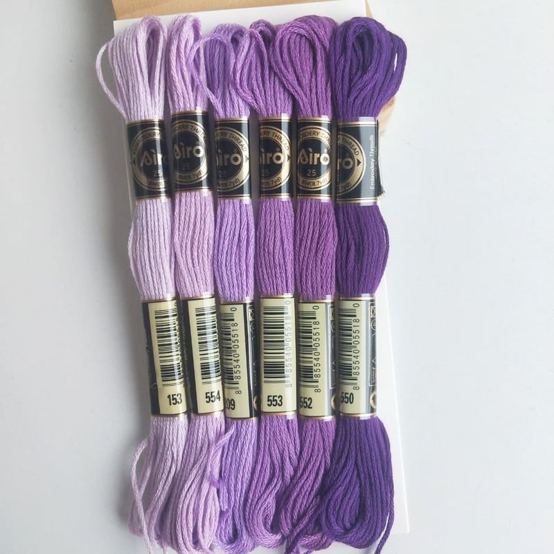 Airo Embroidery Thread Set Violet family Airo Embroidery Thread Set Violet family