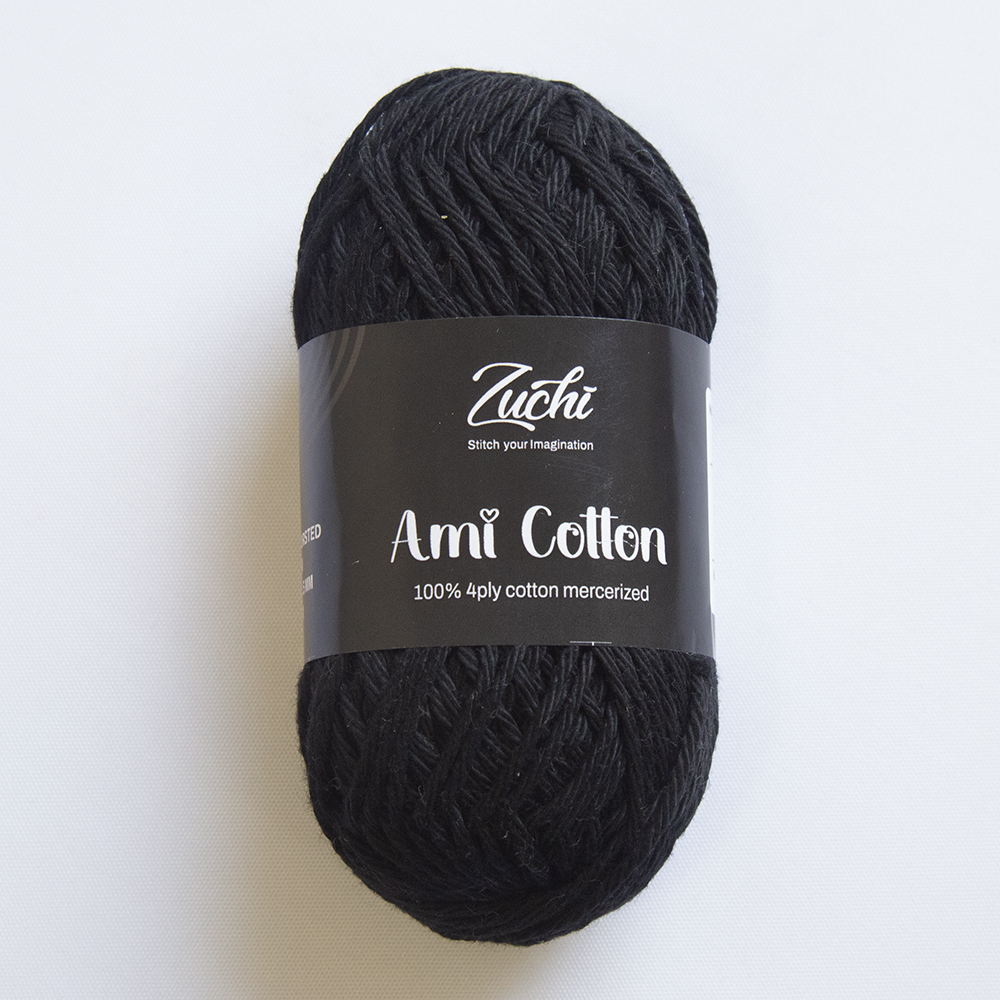 Zuchi Ami Cotton Yarn Black