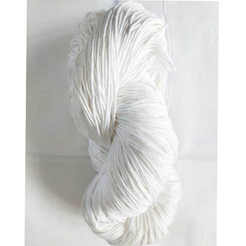 Cotton Yarn 4 Ply White
