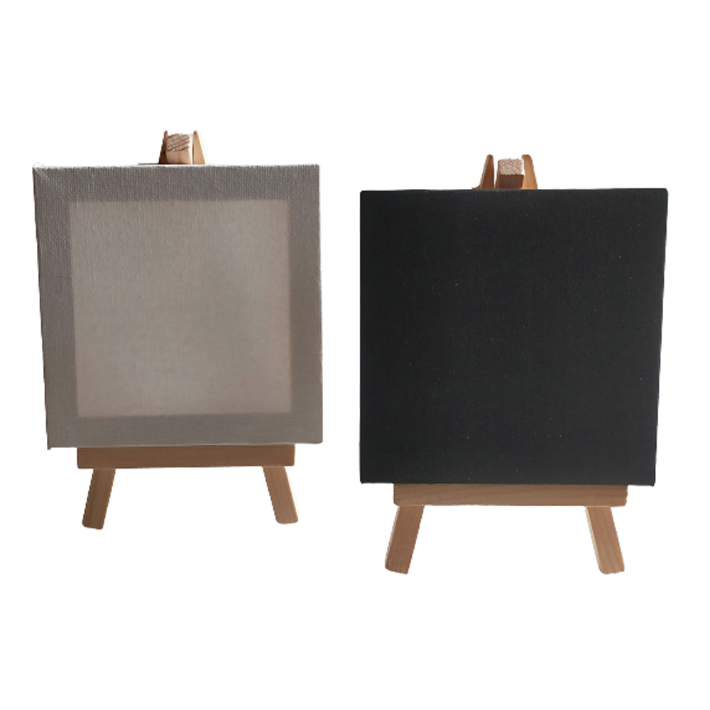 Mini Easel Stand with Canvas