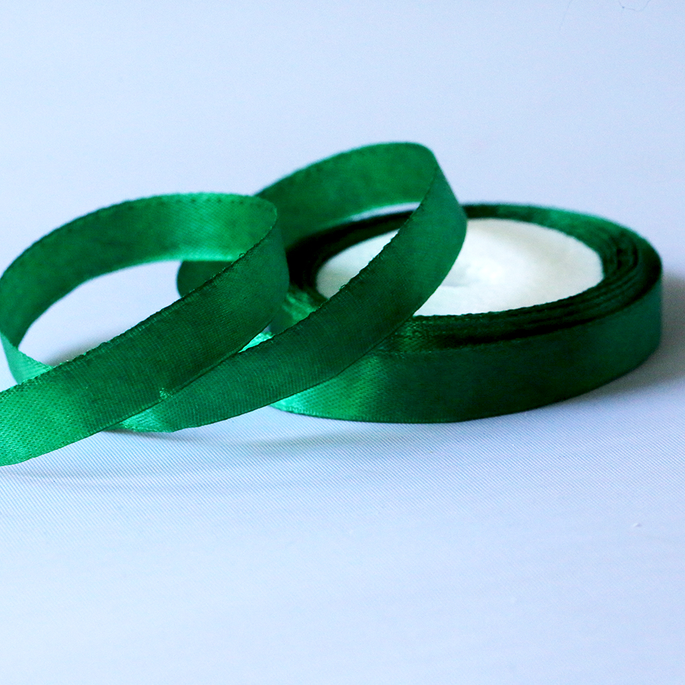 Satin Ribbon Green 1/2 Inch