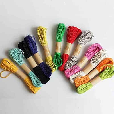 Jute Thread Assorted Colors Jute Thread Assorted Colors