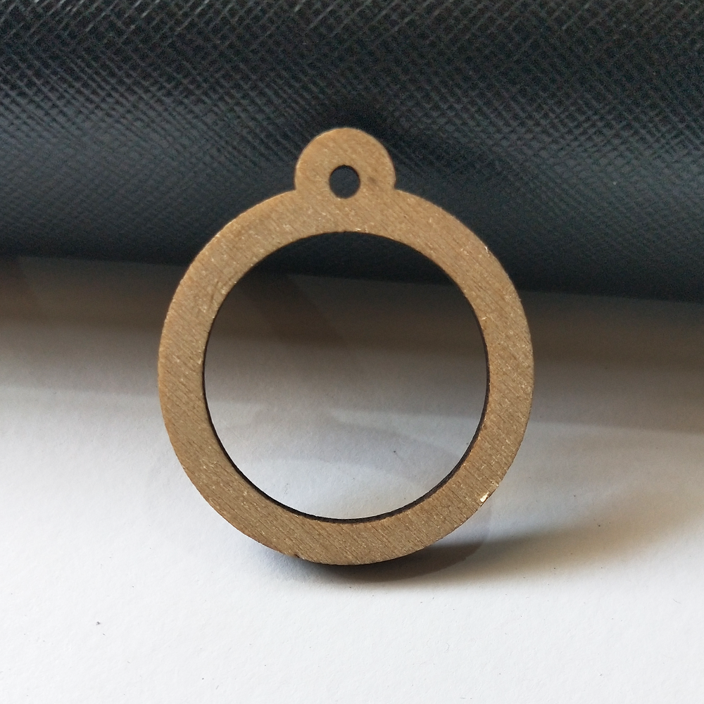 Mini Hoop Circle Veneer Small
