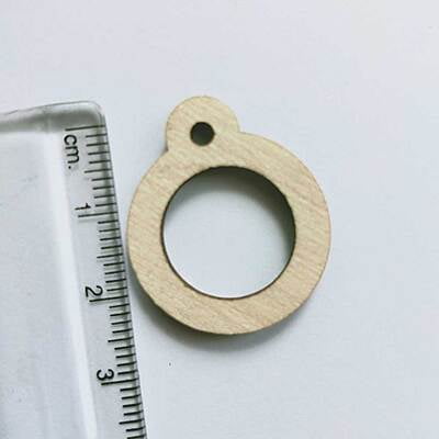 Mini Hoop Circle Veneer Tiny