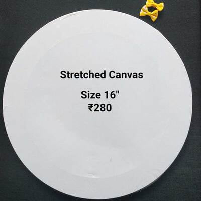 Stretched Canvas Circle