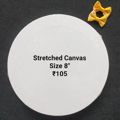 Stretched Canvas Circle