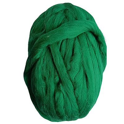 Bulky Finger Knitting Yarn- Green