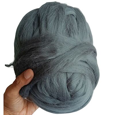 Bulky Finger Knitting Yarn- Grey Bulky Finger Knitting Yarn- Grey
