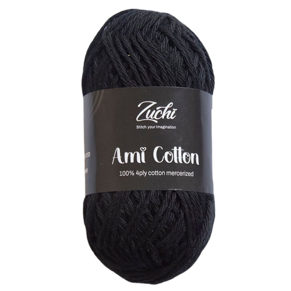 Zuchi Ami Cotton Yarn Black