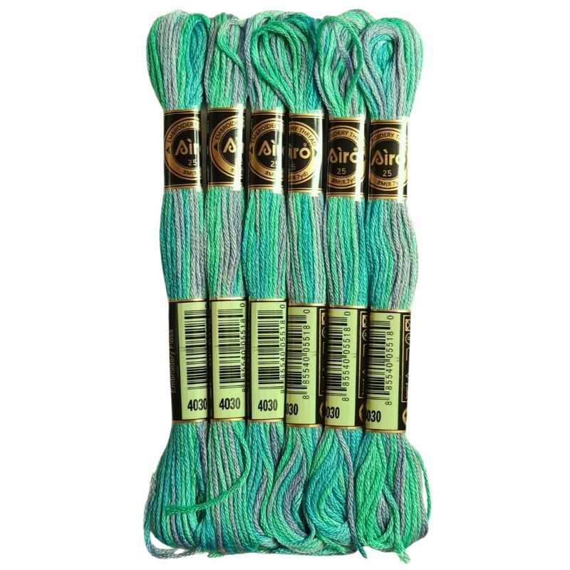 Airo Embroidery Thread Set Multi- 4030 Airo Embroidery Thread Set Multi- 4030
