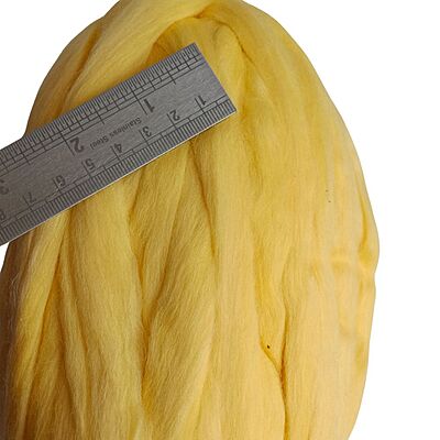 Bulky Finger Knitting Yarn- Yellow Bulky Finger Knitting Yarn- Yellow