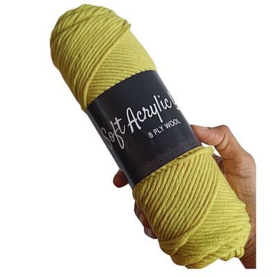 Soft Acrylic Yarn 8 ply Apple Green Soft Acrylic Yarn 8 ply Apple Green
