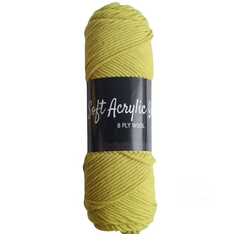 Soft Acrylic Yarn 8 ply Apple Green Soft Acrylic Yarn 8 ply Apple Green