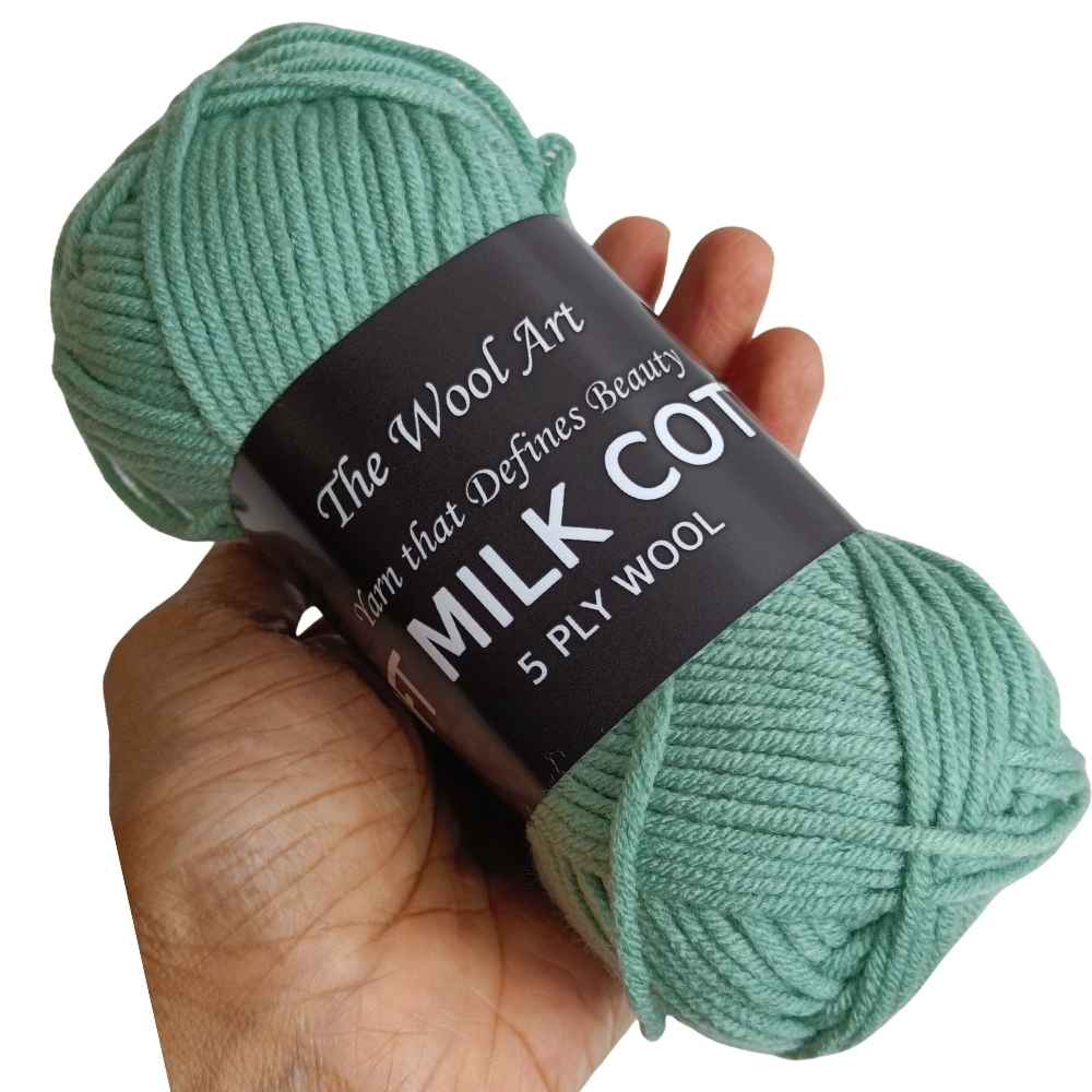 Soft Milk Cotton 62 Light Olive Green