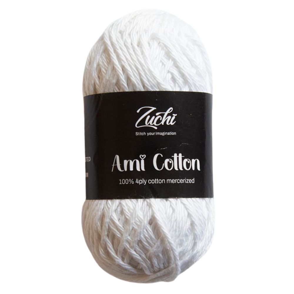 Zuchi Ami Cotton Yarn White