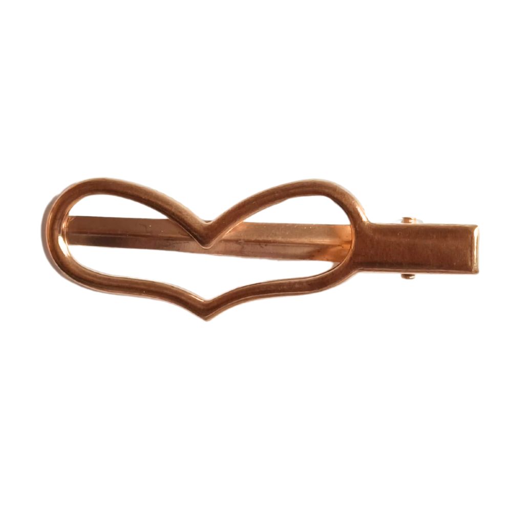 Hair Alligator Blank Clip - Long Heart Hair Alligator Blank Clip - Long Heart