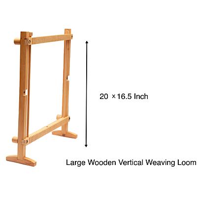 Wooden Weaving Loom Vertical large