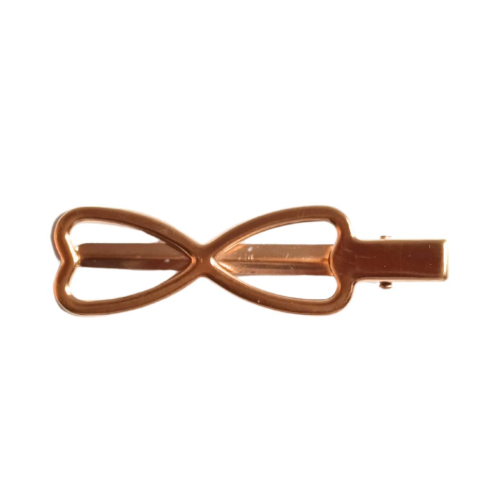Hair Alligator Blank Clip -Bow