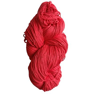Cotton Yarn 4 Ply Tomato Red